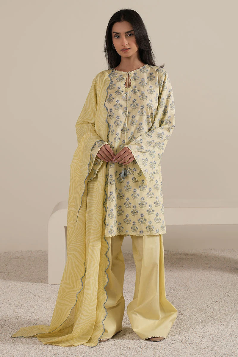 Cross Stitch - LEMON HAZE - Lawn - 3 Piece - Unstitched