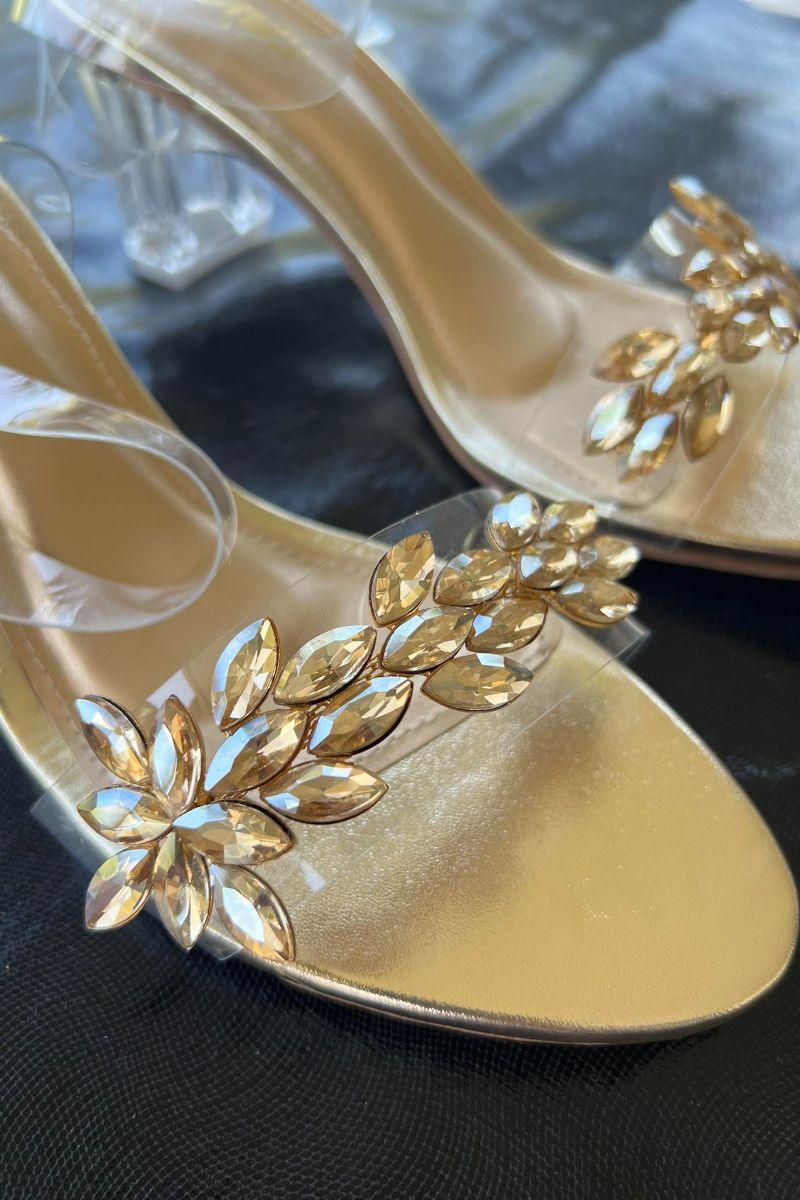 Milli Shoes - Strap Heels - Golden - 3692 - Image 2
